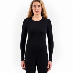 Odlo Intimo termico invernale a quadri da <span class=keywords><strong>donna</strong></span> 200 I 100% poliestere a maniche lunghe con collo rotondo - Product Image 1