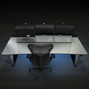 New customized cá nhân máy tính bàn đa phương tiện đồ nội thất trung tâm phòng điều khiển giao diện điều khiển - Product Image 2