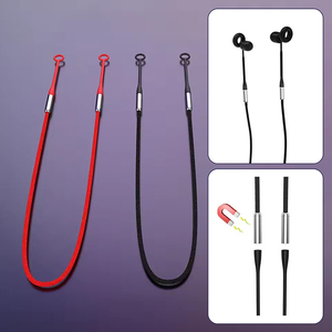 Cordón Magnético Antirrotura para Tapones <span class=keywords><strong>de</strong></span> Oído, Soporte <span class=keywords><strong>de</strong></span> Seguridad Flexible <span class=keywords><strong>de</strong></span> Silicona, Adecuado para Tapones <span class=keywords><strong>de</strong></span> Oído Desmontables - Product Image 2