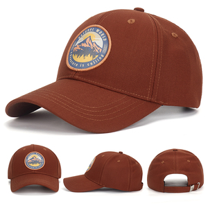 Gorra de béisbol ajustable para hombres y mujeres, venta al por mayor, nuevas gorras deportivas personalizadas de moda de verano con logotipo de parche de algodón - Product Image 2