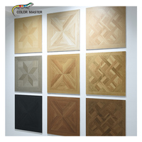 Carrelage en bois de style parquet en céramique massif pour chambre à coucher 600*600mm