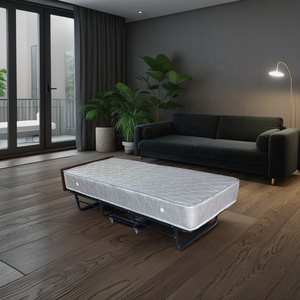 <span class=keywords><strong>Lit</strong></span> <span class=keywords><strong>pliant</strong></span> moderne B018 avec cadre en métal et matelas à ressorts de 20 cm, <span class=keywords><strong>lit</strong></span> simple pliable, fournitures hôtelières, école, hôpital - Product Image 5