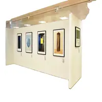 Placa de exposição da galeria de arte de dobradura móveis partição Modular