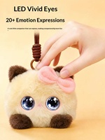 Duoduo Miao AI Smart PP Cotton Filled Plush Bag Charm, une poupée compagnon parlante, interactive, éducative et de soutien émotionnel