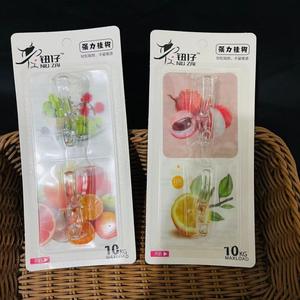 Paquete de 2 ganchos para abrigos/ganchos para sombreros, ganchos domésticos para uso diario/ganchos para baño/cocina, sin necesidad de taladrar, venta al por mayor a un yuan. - Product Image 3