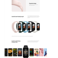 Version internationale Mi Band 8 Active, écran LCD couleur 1,47\", fonctionne sous Android, étanche IP68, bracelet intelligent sportif Mi