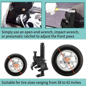 Attrezzo Cambio Pneumatici 38-42 Pollici con Protezione Mozzi in Lega di Alluminio, Strumento di Riparazione Pneumatici Facile da Usare per ATV/UTV, Trattori, Camion, Auto - Product Image 3