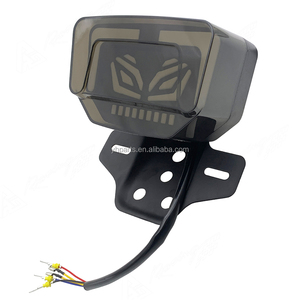 Accesorios <span class=keywords><strong>de</strong></span> Iluminación para Motocicleta YMS7, Soporte <span class=keywords><strong>de</strong></span> Hierro + Luz Azul, Luz Trasera CG para Motocicleta - Product Image 2