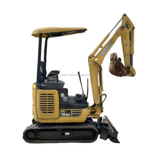 Mini-excavateur Komatsu PC18MR d'occasion à vendre poids en service de 2 tonnes sur chenilles hydrauliques - Product Image 1