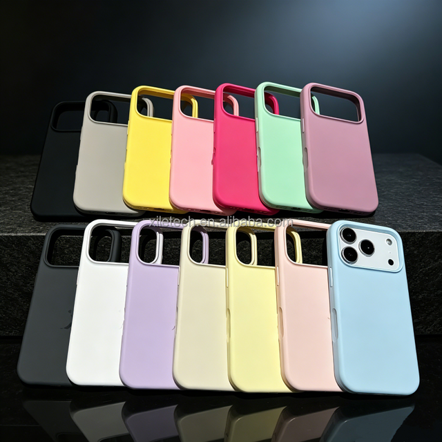 17 Pro Soft Protective Cover Magnetic Wireless Charging Case Waterproof Shockproof Silicone Phone Case for iPhone 17 16 15 14 13