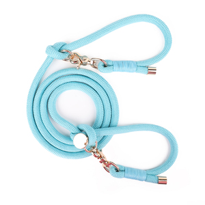 Correa de Cuerda para Perro, Colorida, Hecha a Mano, de Nailon Trenzado, Resistente, Correas para Perros, Correas de Adiestramiento para Mascotas - Product Image 1