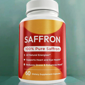 High Potency <b>Saffron</b> Capsules Vegan Dietary <b>Supplement</b> for Women Health & Emotional Balance - Product Image 2