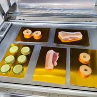 Machine d'emballage sous vide professionnelle pour la viande fraîche et les fruits de mer, emballage sous vide en plateau