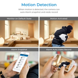 Caméra IP WiFi portable 4K P2P DIY MicroSD 120° grand angle Enregistreur vidéo Détection de mouvement Visualisation à distance via application - Product Image 6