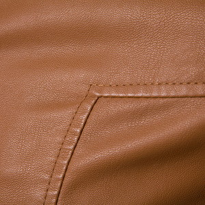 Giacca di <span class=keywords><strong>pelle</strong></span> di nuovo stile per gli uomini <span class=keywords><strong>abbigliamento</strong></span> in <span class=keywords><strong>vera</strong></span> <span class=keywords><strong>pelle</strong></span> per l'autunno e l'inverno. Cappotto da motociclista con risvolto da uomo in stile europeo. - Product Image 6