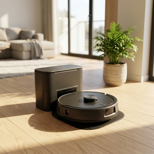 <span class=keywords><strong>Aspirateur</strong></span> robot à forte aspiration 20000Pa avec station d'auto-vidage <span class=keywords><strong>et</strong></span> navigation LDS SLAM - Product Image 1