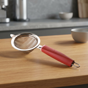 Anax Stainless Steel <b>Tea</b> Strainer Fine Mesh Food Grade Handle Drain <b>Sieve</b> Dishwasher Safe Model ANAX 0203 for <b>Tea</b> Flour Juice - Product Image 2