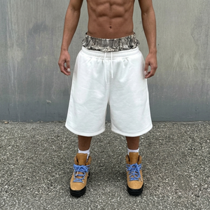 Pantalones Cortos de Verano Casuales para Hombre, Estilo Urbano, 100% Algodón Pesado, con Estampado Camuflaje y Doble Cintura, Modelo 7787, Precio Bajo al por Mayor - Product Image 3