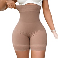 Best-seller transfrontalier : Culotte gainante post-partum taille haute, antibactérienne, antidérapante, effet lifting des fesses et amincissante pour le ventre