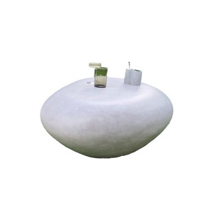 New Magic Stone Outdoor Concrete Coffee <b>Table</b> <b>Round</b> GRC Furniture For Garden <b>Patio</b> Landscape Decor - Product Image 3