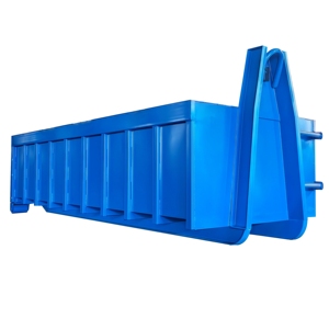 Bacs <span class=keywords><strong>de</strong></span> <span class=keywords><strong>récupération</strong></span> <span class=keywords><strong>de</strong></span> déchets en acier pour chariot élévateur, conteneurs <span class=keywords><strong>de</strong></span> <span class=keywords><strong>récupération</strong></span> <span class=keywords><strong>de</strong></span> déchets, bacs à ordures à chargement frontal, 8 yards, empilables - Product Image 1