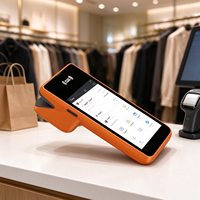 Terminal de point de vente portable Android MT8766V, écran tactile capacitif de 5,45 pouces, NFC, caisse enregistreuse portable pour les scénarios de paiement
