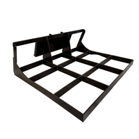 Machine robuste à grille soudée pour la rénovation des terres agricoles et le lissage des chemins en terre