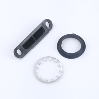 Accessoires de camping-car Mini serrure d'armoire à bouton-poussoir Caravane Bateau Serrure de porte en métal pour planche de 4-25mm