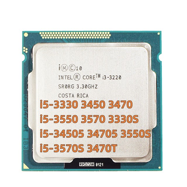 Cpu Core Processor I5 3330 3450 3470 3550 3570 3330S 3450S 3470S 3550S 3570S 3470T