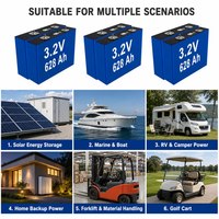 Cellule de batterie marine lithium-ion prismatique 628Ah 3.2V à décharge profonde haute capacité pour alimentation de yacht – Vente en gros