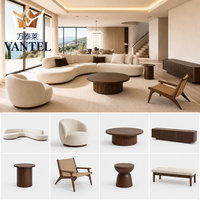 Ensemble de meubles de salon de luxe Vantel, canapé moderne sur mesure, table basse, armoire, fabricant direct d'usine