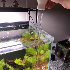 Limpiador de Acuario Portátil de 28 cm y 30 ml, con Cepillo Magnético Duradero para Interiores, Alimentador de Peces, Arrecifes y Corales, Sifón - Product Image 6