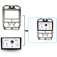 Aijia Rangka Mobil Antarmuka Stereo Video Panel Plastik Audio Dvd Fascia Steerio Monitor 9 Inci D-MAX ISUZU 2008-2011