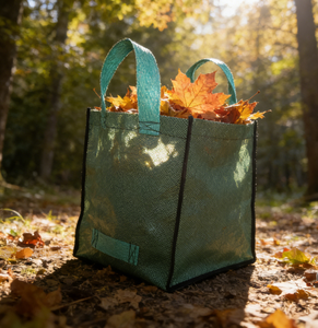 <span class=keywords><strong>Bac</strong></span> à feuilles vertes en plastique tissé haute densité pour la gestion durable des déchets de jardin et le stockage du compost - Product Image 6