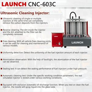 Nouvel Arrivage – Machine de Nettoyage et de Test Automatique des Injecteurs de Carburant à Essence CNC-603C 110V pour Tous Véhicules Automobiles - Product Image 2