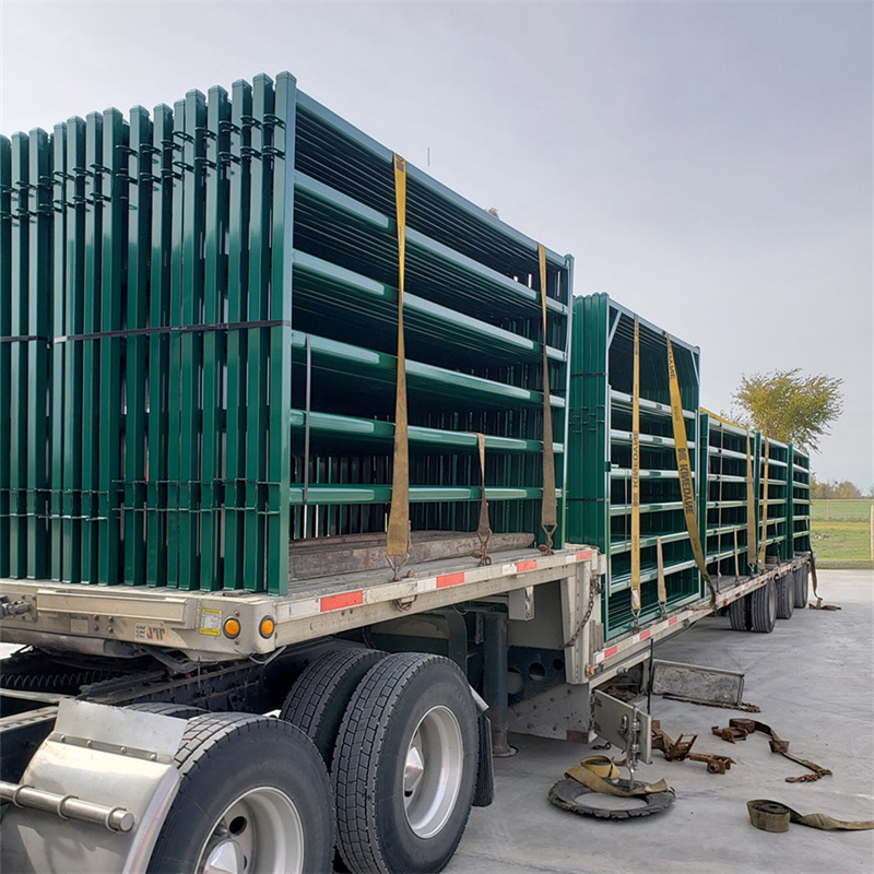 последние новости компании о Оптовая сверхмощная гальванизированная панель скотин поголовья использовала панели загона  0