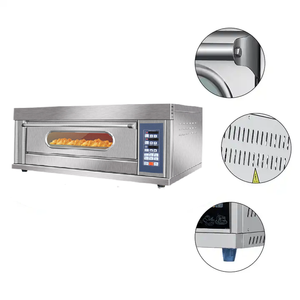 Horno Eléctrico Comercial de 1 Cubierta y 1 Bandeja, Equipo de Horno de Convección, Directo de Fábrica - Product Image 1