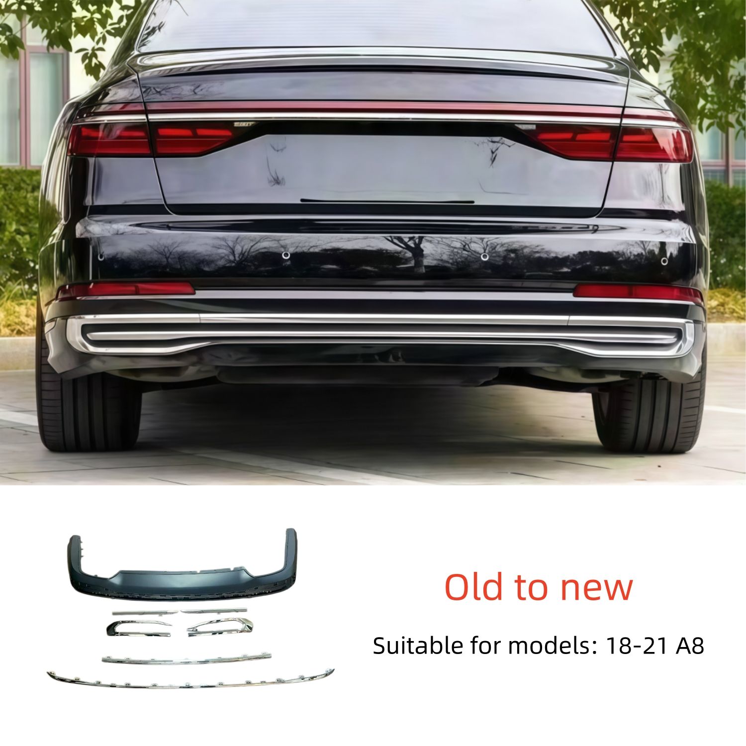 18-20 A8 horch rear diffuser