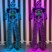 Tenue de performance lumineuse pour boîte de nuit ISmart, robot LED pour scène, festival, défilé, armure robotique LED, costume de robot mécanique