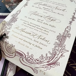 Invitations de <span class=keywords><strong>mariage</strong></span> haut de gamme, suite d'invitations de <span class=keywords><strong>mariage</strong></span> personnalisées de luxe avec gaufrage 3D, carte RSVP, carte de remerciement, enveloppe, boutique - Product Image 2