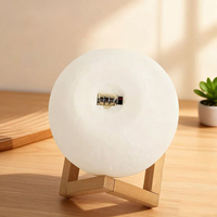 Lampe de nuit LED à lumière chaude en bois 3D créative de luxe pour la décoration de la maison, cadeaux de Noël pour les fêtes