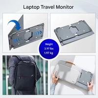 Moniteur portable 14 pouces Full HD IPS, extension d'écran multi-écrans, triple écran, écran large, USB Type C pour usage professionnel