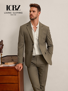 Nouveau <span class=keywords><strong>costume</strong></span> de marié respirant anti-plis à col en V style britannique pour <span class=keywords><strong>mariage</strong></span> formel, avec fermeture boutonnée, costumes à carreaux pour hommes - Product Image 2