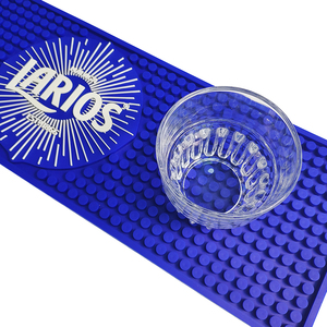Custom Logo PVC <b>Silicone</b> Bar Mat Rubber Bar Runner Spill Mat Drip Tray Beer Mat Pub Rail Mat Non Slip Service Mat Countertop <b>Pad</b> - Product Image 5
