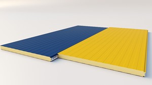 Paneles Sándwich de PU/PIR de 120 mm de la Marca Haijizhitong, Diseño Moderno para Almacenamiento en Frío, <span class=keywords><strong>Aislamiento</strong></span> de <span class=keywords><strong>Paredes</strong></span> <span class=keywords><strong>Exteriores</strong></span>/Interiores para Almacenes, 1 Año CN - Product Image 4
