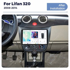 DUDUAUTO para Lifan <span class=keywords><strong>320</strong></span> 2008-2014, Sistema Multimedia Android Modificado para Auto, Bluetooth, Navegación, Carplay, Pantalla de Visión Trasera - Product Image 3