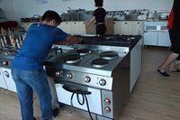 Réfrigérateur à verre ventilé à porte simple de 400 L pour buffet