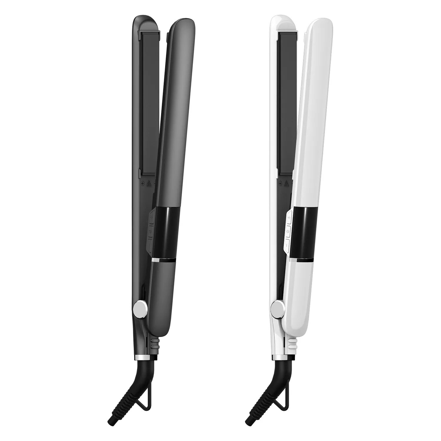 Plancha de pelo portátil de gran oferta, calefacción PTC plana con plancha de pelo, cerámica de titanio, 450 grados