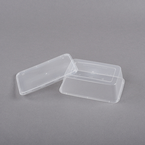 Hot bán 1000ml PP Ăn Trưa Bento Box rõ ràng hình chữ nhật nhà hàng dùng một lần nhựa lấy đi hộp đựng thức ăn Lò vi sóng - Product Image 3