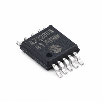 Microchip MCP4728-E/UN Quad 12-Bit I2C DAC MSOP-10, buffer EEPROM à quatre canaux pour la calibration des capteurs et les circuits de contrôle des moteurs